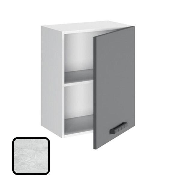 Шкаф навесной НИКА, В7-500 ВЫСОКИЙ Бетон Пайн (707х500х290) (3289)