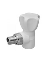 Кран п/радиатор с американкой 20-1/2 PP-R штуцер угловой