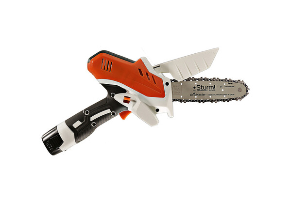CSC1804 Пила цепная аккумуляторная БЕЗМАСЛЯНАЯ Sturm!, 16В, шина 15 см, 2х2.0 Ач, ЗУ, кейс