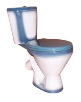 Унитаз-компакт Rosa "ЭЛЕГАНТ" Зеленый, антивсплеск, косой выпуск (г.Киров)