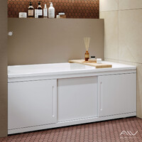 Экран под ванну 1,7 м купе МДФ Alt (белый) Alavann