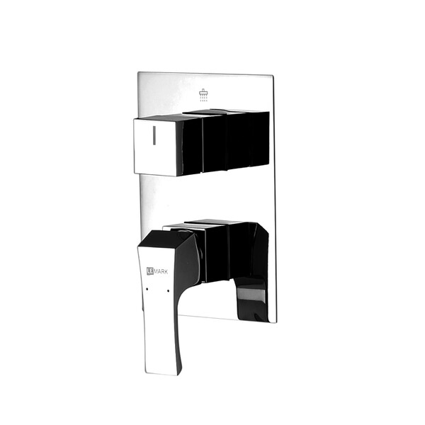 LM4528C UNIT Смеситель для ванны и душа встраиваемый с 3х-функциональным дивертором, без аксессуаров, хром LEMARK
