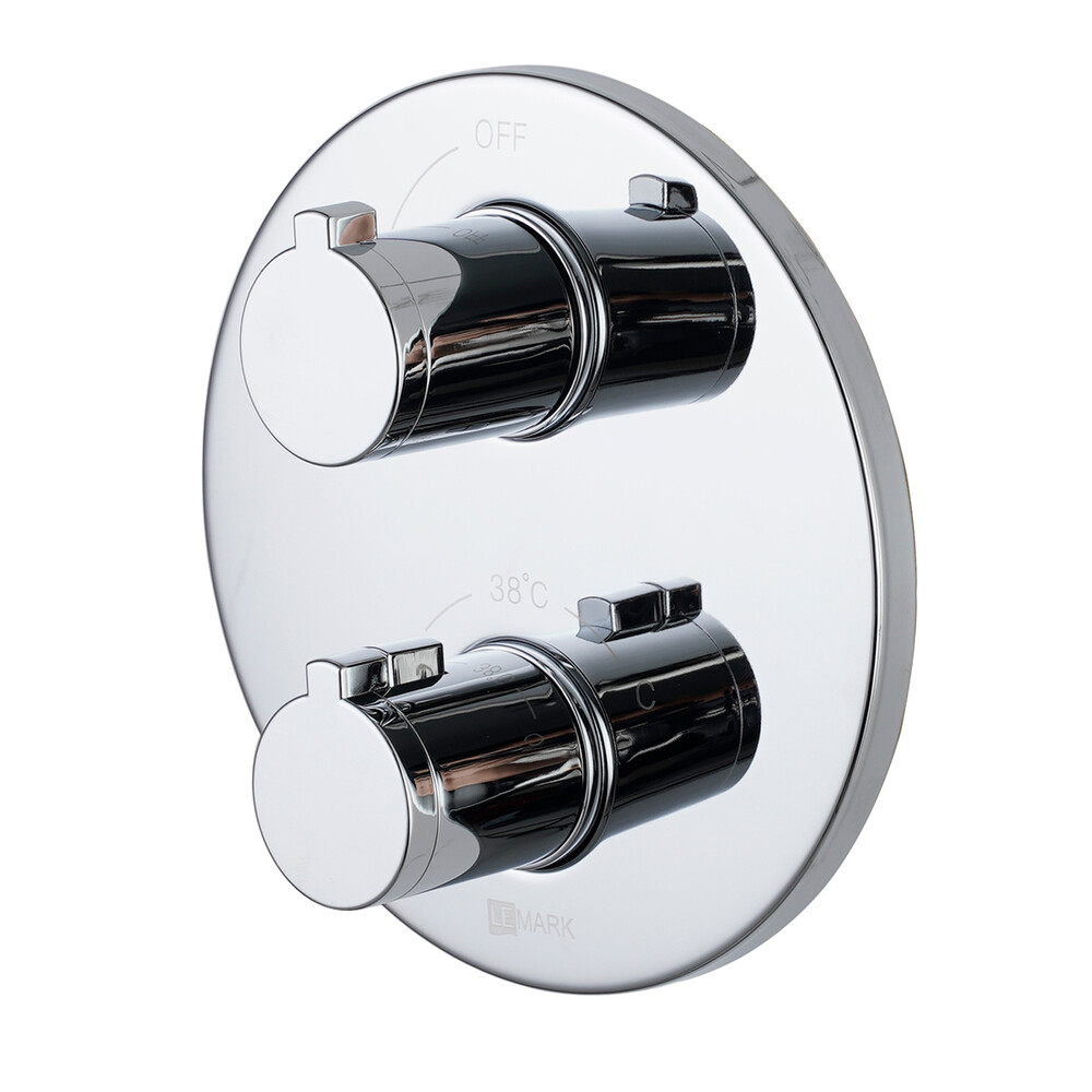 LM7823C YETI Смеситель термостатический для душа встраиваемый, без аксессуаров, хром	LEMARK							