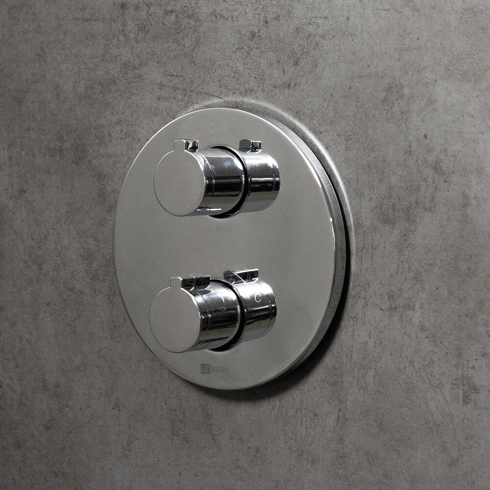 LM7823C YETI Смеситель термостатический для душа встраиваемый, без аксессуаров, хром	LEMARK							