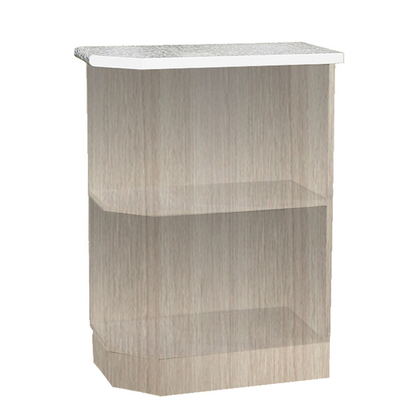 Стол-полка 300 правый цвет Ясень шимо светлый столешница Гранит SANTREK HOME (ЛДСП)