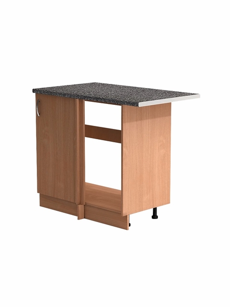 Рабочий стол угловой универсальный 100 цвет Бук столешница Гранит SANTREK HOME (ЛДСП)