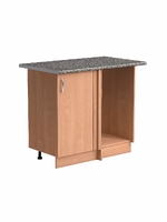 Рабочий стол угловой универсальный 100 цвет Бук столешница Гранит SANTREK HOME (ЛДСП)