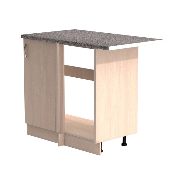 Рабочий стол угловой универсальный 100 цвет Дуб млечный столешница Гранит SANTREK HOME (ЛДСП)