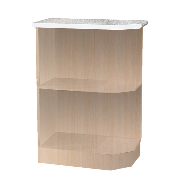 Стол-полка 300 левый цвет Дуб млечный SANTREK HOME (ЛДСП)