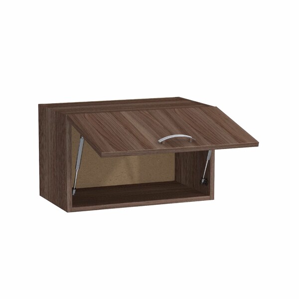 Шкаф горизонтальный над вытяжкой 50 цвет Дуб темный SANTREK HOME (ЛДСП)