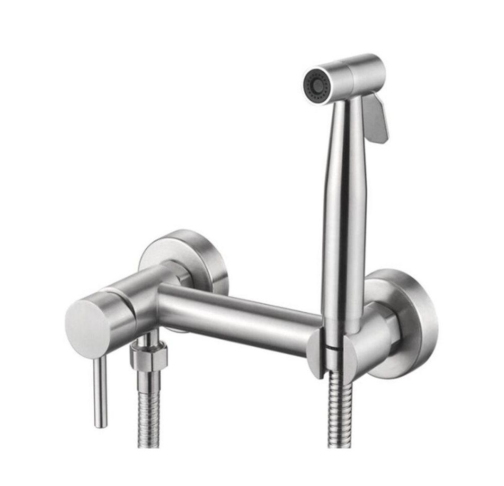 75398-6 Смеситель Гигиенический душ LEDEME со смесителем  НЕРЖАВЕЙКА