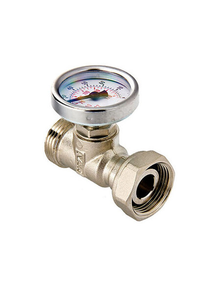 Тройник с термометром VALTEC, Евроконус (VT.4615.0.0)
