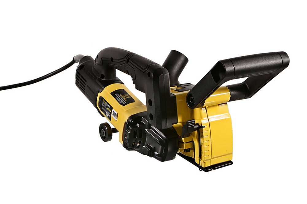 HAG9125S Штроборез Hanskonner, 125мм, 1600Вт, 8000об/мин, РАСКЛАДНОЙ КОЖУХ, конст эл-ка, кейс