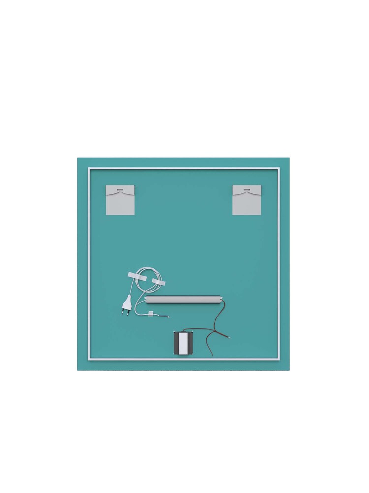 Зеркало SANTREK HOME с фронтальной LED подсветкой "КРОНАС" 800х800мм квадрат.