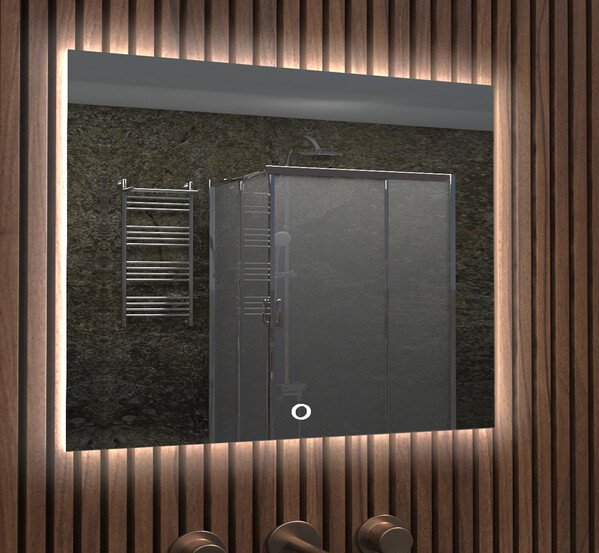 Зеркало SANTREK HOME с фронтальной LED подсветкой "КРОНАС" 1000х800мм прямоугольн.