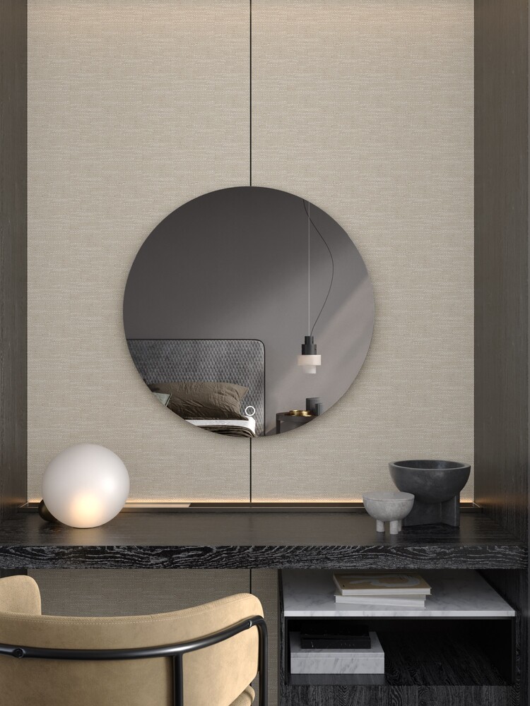 Зеркало SANTREK HOME с фронтальной LED подсветкой круглое "АФРОДИТА" 800мм