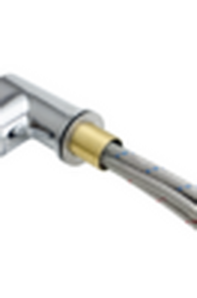  Смеситель Кухня SANTREK AQUA-1041 "PRESTIGE" (SAP-1041) шар. d-40 с выдвижным изливом (хром)