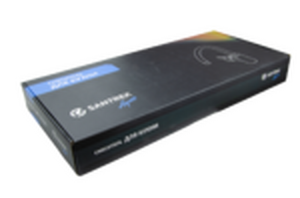  Смеситель Кухня SANTREK AQUA-1039 "PRESTIGE" (SAP-1039) шар. d-25 с выдвижным изливом (черный)