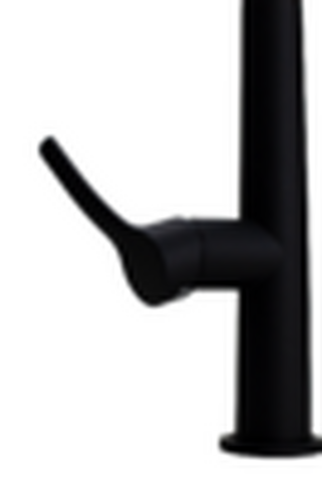  Смеситель Кухня SANTREK AQUA-1039 "PRESTIGE" (SAP-1039) шар. d-25 с выдвижным изливом (черный)