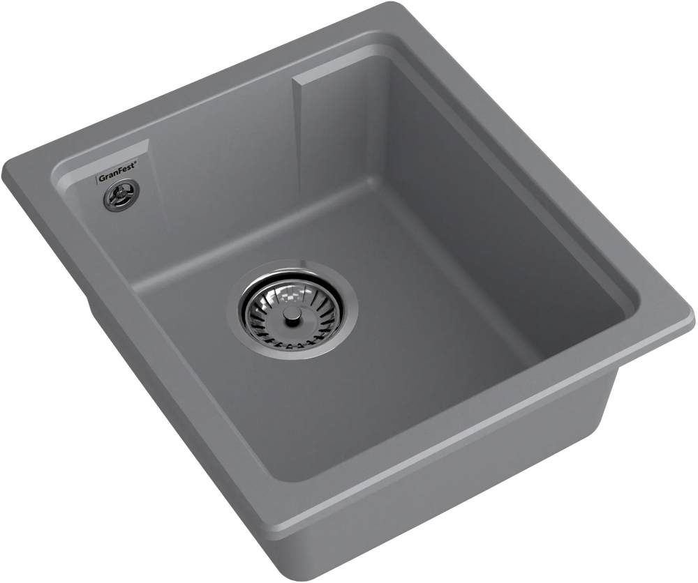 Мойка для кухни GF-URBAN 4540 подстольный монтаж 450*400мм 1 чаша (4540 темно-серый)