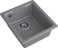 Мойка для кухни GF-URBAN 4540 подстольный монтаж 450*400мм 1 чаша (4540 темно-серый)