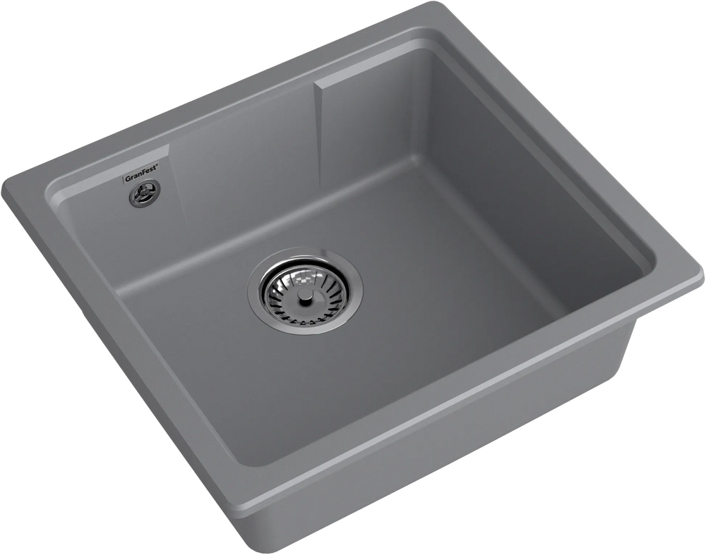 Мойка для кухни GF-URBAN 4540 подстольный монтаж 450*400мм 1 чаша (4550 темно-серый)