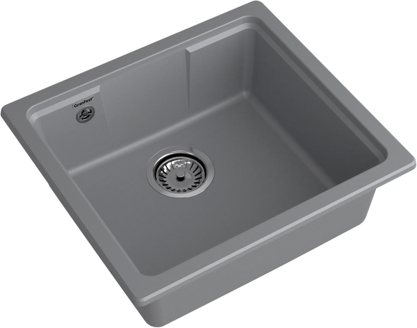 Мойка для кухни GF-URBAN 4540 подстольный монтаж 450*400мм 1 чаша (4550 темно-серый)