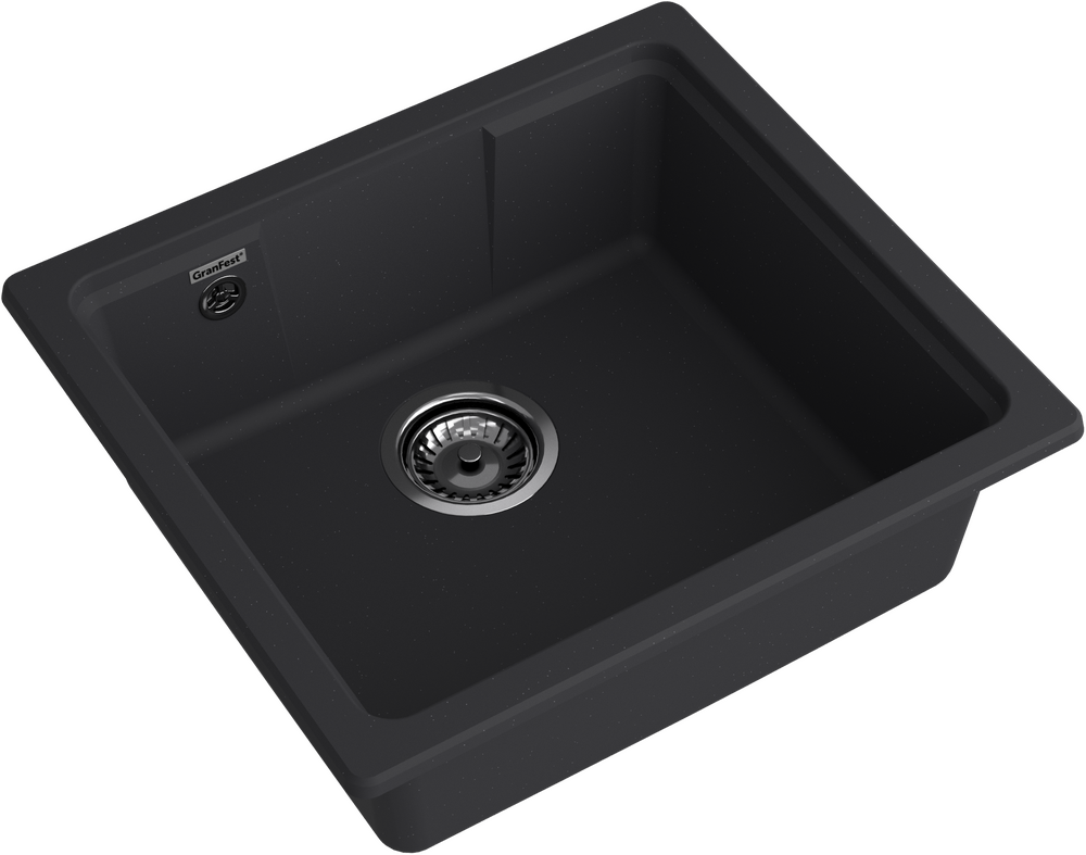 Мойка для кухни GF-URBAN 4540 подстольный монтаж 450*400мм 1 чаша (4550 черный)