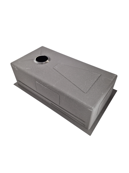 Мойка нерж врезная 750х450х220 т 3,0 ЧЕРНАЯ HB7545FB-W1+6 (+ сифон) SANTREK AQUA + Подарок (4 клав, колл-р, фруктов, доска, 2 смес, ополаск., дозатор)