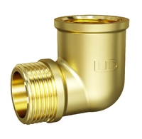 Уголок 1/2" ш/ш LD Pride латунь