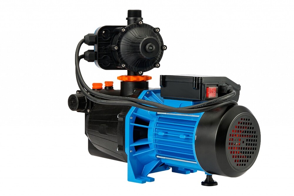 Поверхностный насос-автомат ДЖИЛЕКС Джамбо 70/50 П-К Комфорт 2.0 (1100 Вт, 70 л/м, глубина всасывания 9м, выс.под.35м, пласт корп., кон.пот.) 3036