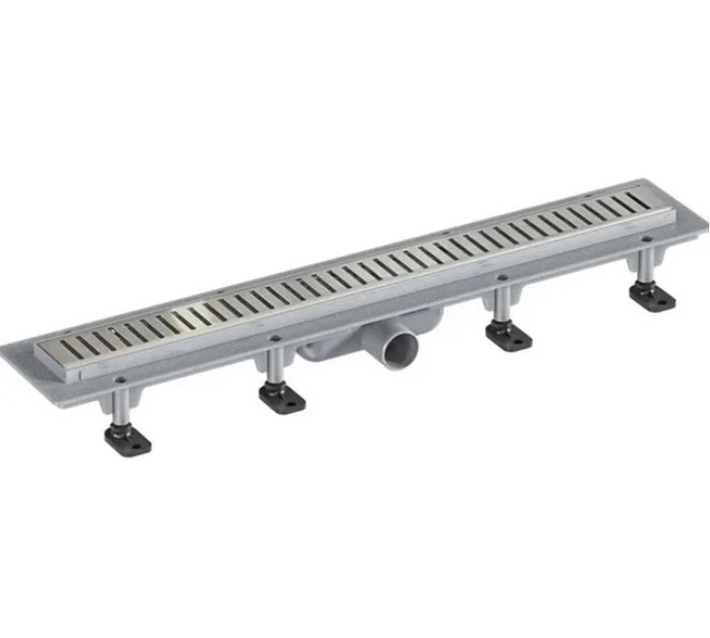 Трап 550 (серый, с прорезями, сух. затв.) GOOD DOOR ТЛ00008