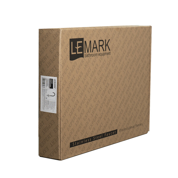 LM5083LGN-Black Expert Смеситель для кухни, с гибким изливом, с подключением к фильтру питьевой воды, светлое золото нано/черный LEMARK