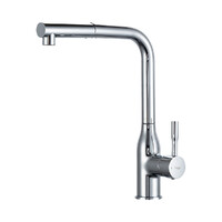   6096 Смеситель Кухня Frap d-35 с выдвижным изливом (хром)   СНИЖЕНА ЦЕНА !!!