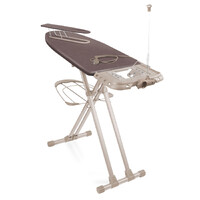 Гладильная доска "Валенсия 1" тефлон р-р123,5х46см (Метал.каркас, подст.под утюг/генерат,полка д/белья) НВ1Т*