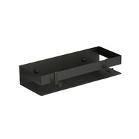 9772050 Полка для душа прямая Lemark 300 мм SHELF LINE из нерж. стали с крючками, черный LEMARK