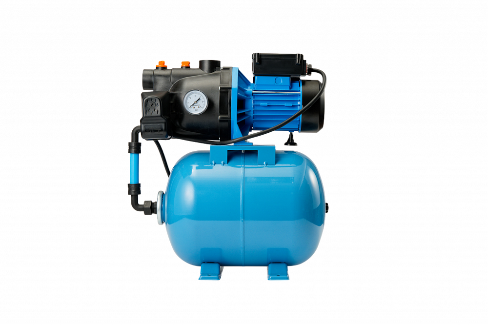 Насосная станция ДЖИЛЕКС Джамбо 55/35 П-18 2.0 (0,62 кВт, 55 л/мин, глубина всасывания 8 м, выс. подъема 35 м, пластик. корп., ГА-18 л) 3013