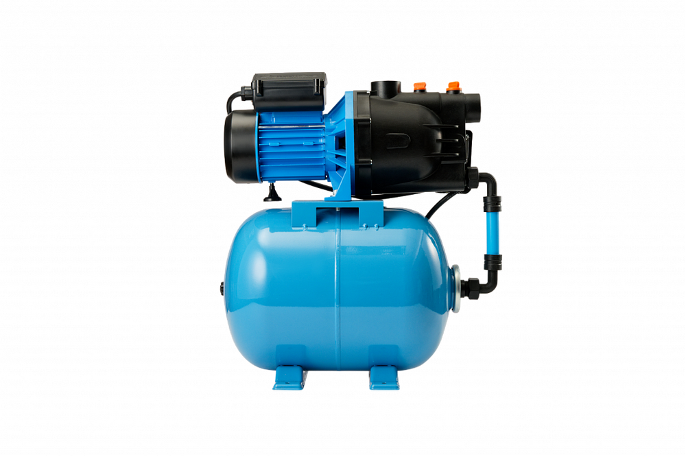 Насосная станция ДЖИЛЕКС Джамбо 55/35 П-18 2.0 (0,62 кВт, 55 л/мин, глубина всасывания 8 м, выс. подъема 35 м, пластик. корп., ГА-18 л) 3013