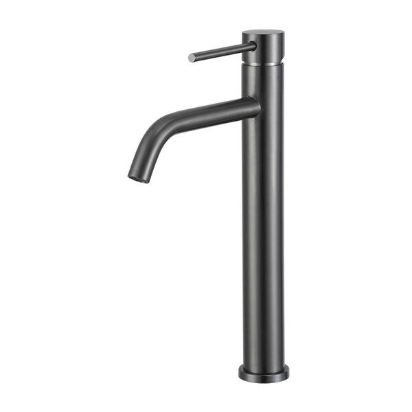  10807-29 Смеситель Тюльпан Frap. шар d-35 Высокий на гайке, (оруж сталь)