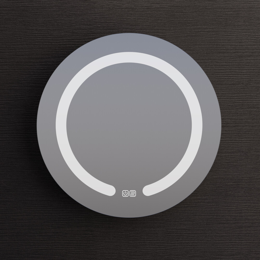 Зеркало SANTREK HOME с LED подсветкой "АТОН" 800мм антизап-е (круг)***