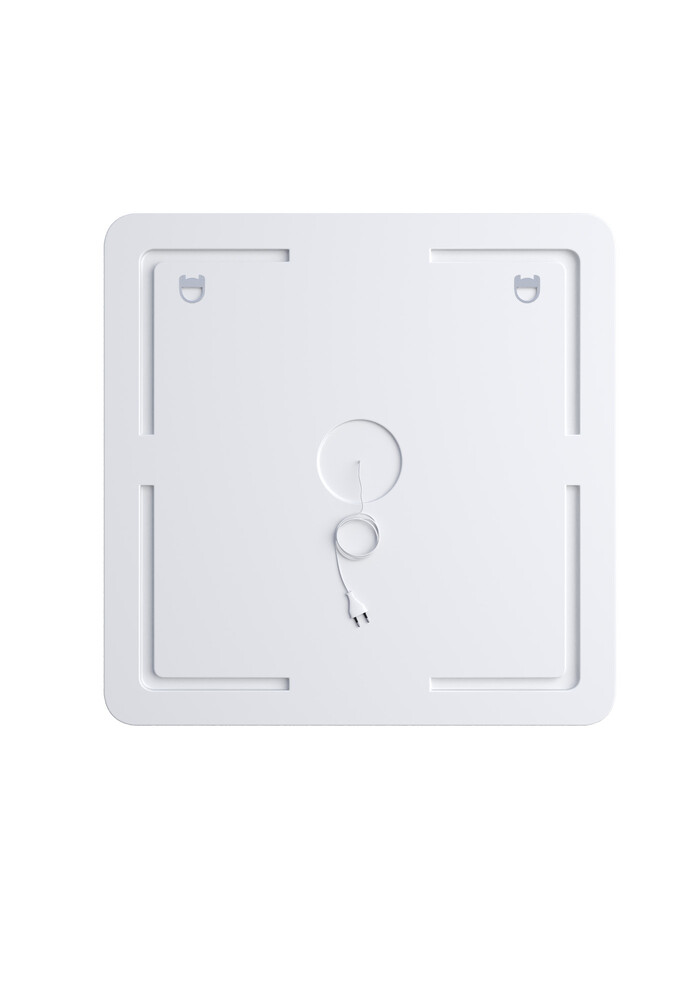 Зеркало SANTREK HOME с LED подсветкой "АНУБИС" 800х800мм (антизап-е,часы,t)