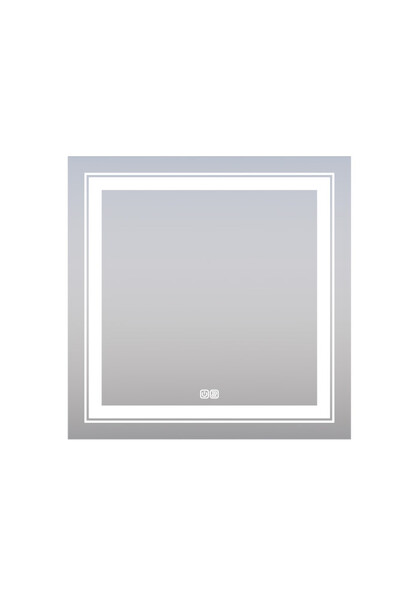 Зеркало SANTREK HOME с LED подсветкой "АНТА" 800х800мм (антизап-е)