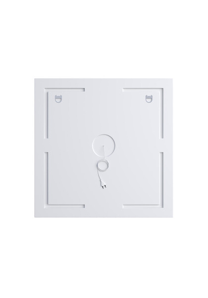 Зеркало SANTREK HOME с LED подсветкой "АНТА" 800х800мм (антизап-е,часы,t)