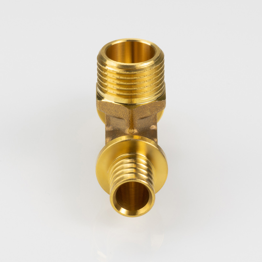 Тройник надвижной с переходом на нар.р. 20(2,8) х 1/2" х 20(2,8) VALTEC VTm.433.G.200420