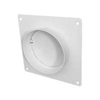 Соединитель круглых каналов с накладной пластиной и с клапаном SANTREK AIR 150 СКППО 