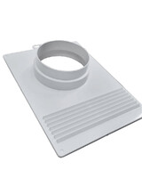 Торцевая площадка с решеткой пластиковая универсальная SANTREK AIR ТППРУ 140/150