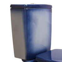 Бачок для унитаза Rosa "Стиль", "Уют", "Рим" СИНИЙ с арматурой г.Киров (меж.ос. 155 мм)