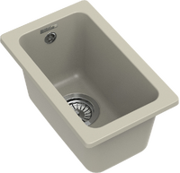 RIVELATO Мойка BERKANA 25 подст.монтаж 1-чаш 305*455 topazio арт.BK-25 topazio