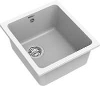RIVELATO Мойка BERKANA 35 подст.монтаж 1-чаш 415*455 brina арт.BK-35 brina