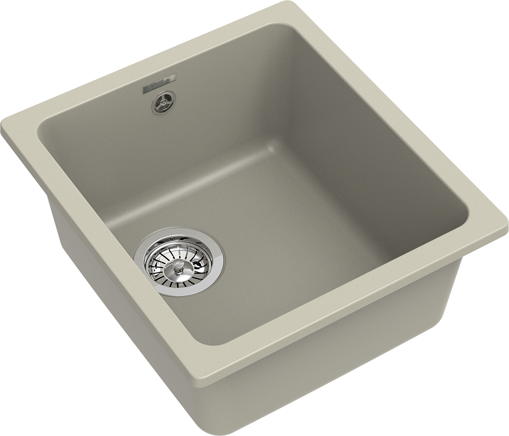RIVELATO Мойка BERKANA 35 подст.монтаж 1-чаш 415*455 topazio арт.BK-35 topazio